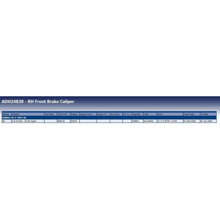 Blue Print ADH24828 Brake Caliper