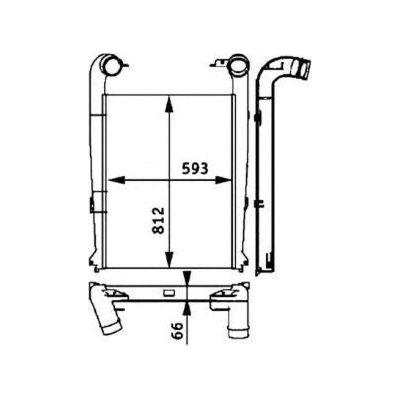 NRF Radiator fits Renault Trucks Premium NRF  - Dynamic Drive