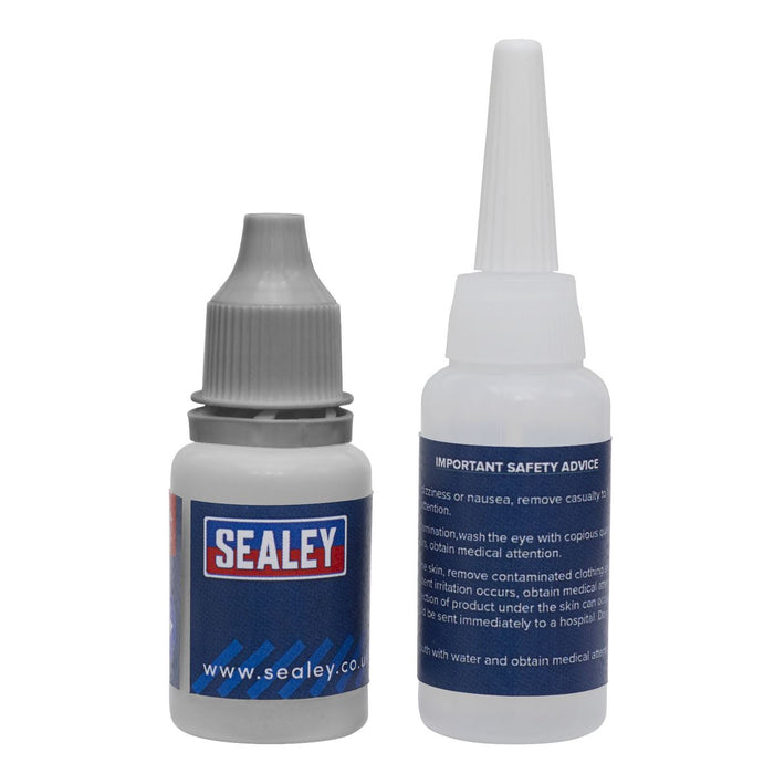 Sealey Fast-Fix Filler & Adhesive Grey SCS909 Sealey  - Dynamic Drive