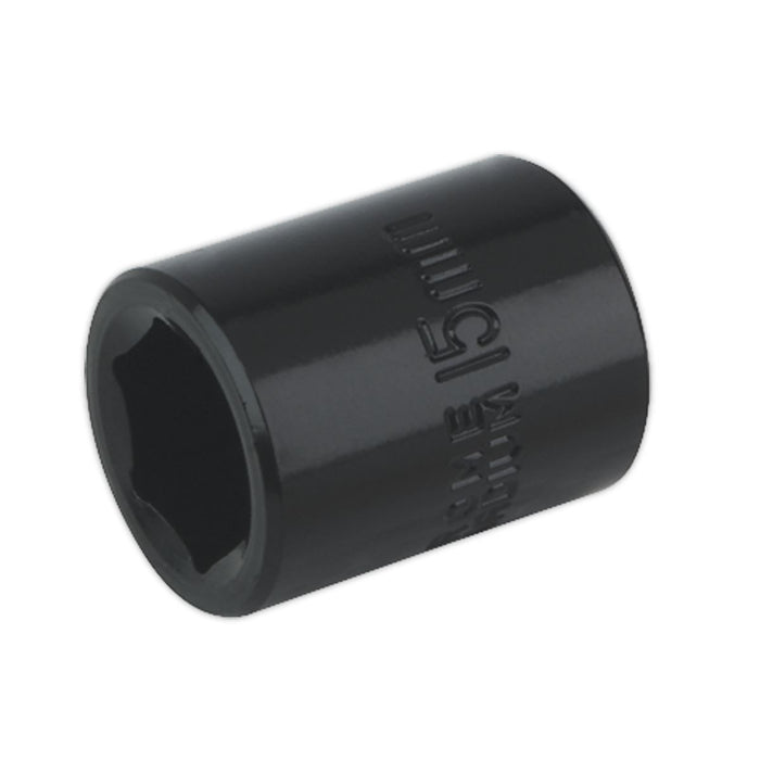 Sealey Impact Socket 15mm 3/8"Sq Drive IS3815 Sealey  - Dynamic Drive