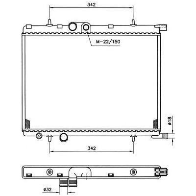 NRF Radiator 519524