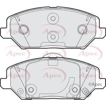 Apec Brake Pads Front Fits Hyundai I30 Estate 1.0 T-Gdi03/17-;Hyundai T