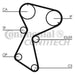 Genuine Continental ContiTech Timing Belt Kit fits RenaultVolvo CT604K1 ContiTech  - Dynamic Drive