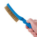 Silverline Brassed Wire Brush Plastic 4 Row Silverline  - Dynamic Drive