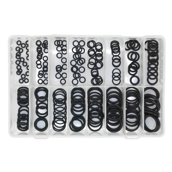 Sealey Rubber O-Ring Assortment 225pc Metric AB004OR Sealey  - Dynamic Drive