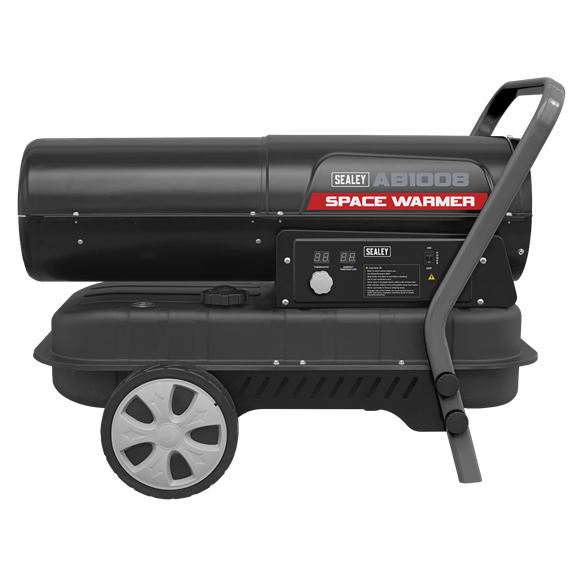 Sealey Space Warmerï Paraffin/Kerosene/Diesel Heater 100000Btu/hr with Wheels Sealey  - Dynamic Drive