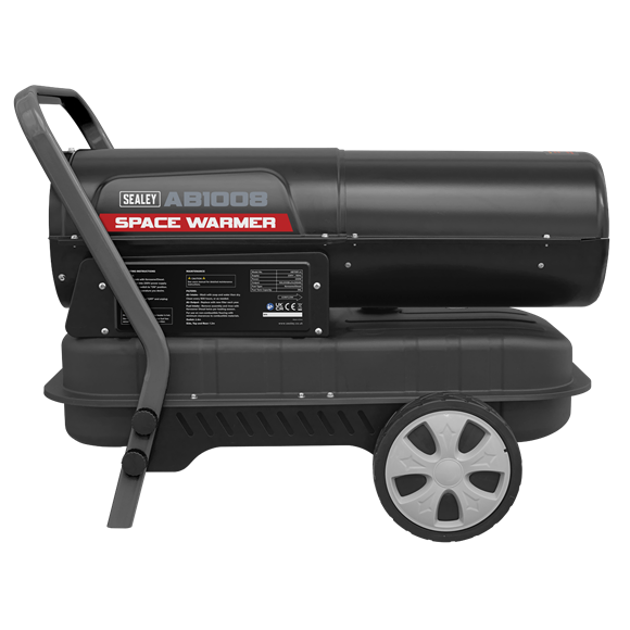 Sealey Space Warmerï Paraffin/Kerosene/Diesel Heater 100000Btu/hr with Wheels Sealey  - Dynamic Drive