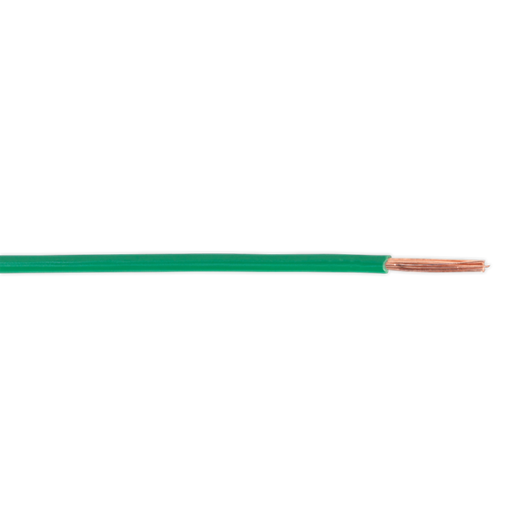 Sealey Automotive Cable Thin Wall Single 2mm 28/0.30mm 50m Green AC2830GR