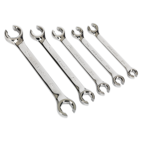 Sealey Flare Nut Spanner Set 5pc Metric AK2651