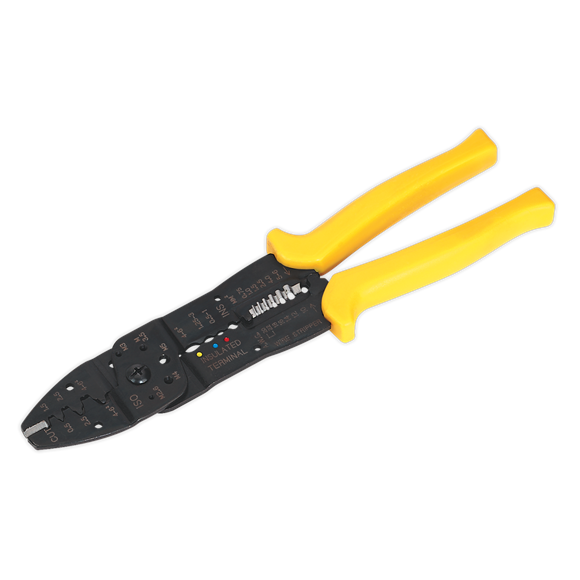 Sealey Crimping Tool Insulated/Non-Insulated Terminals AK3851 Sealey  - Dynamic Drive