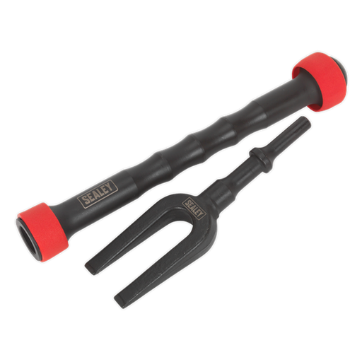 Sealey 2pc Impact Ball Joint Splitter Set with Fork for Air Hammer Guns 240mm Sealey  - Dynamic Drive