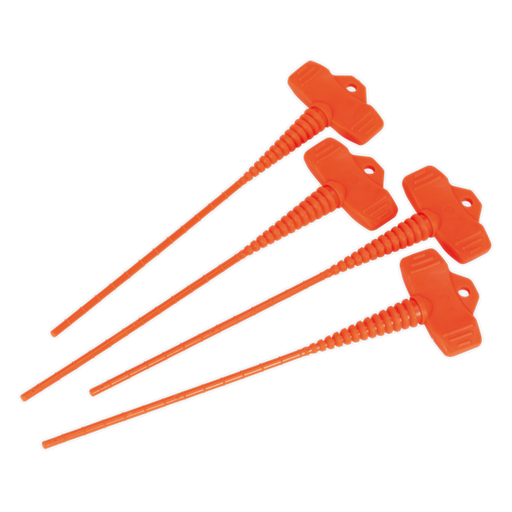 Sealey Applicator Nozzle Stopper Pack of 4 AK391 Sealey  - Dynamic Drive