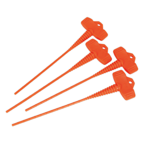 Sealey Applicator Nozzle Stopper Pack of 4 AK391 Sealey  - Dynamic Drive