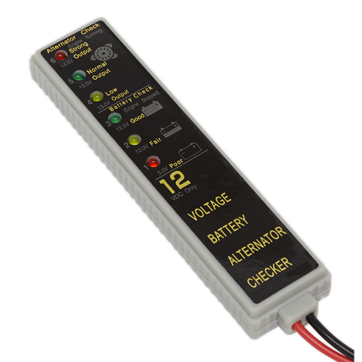 Sealey Battery/Alternator Tester 12V LED AK400 Sealey  - Dynamic Drive