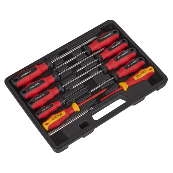 Sealey Screwdriver Set 11pc PowerMAXï AK4332 Sealey  - Dynamic Drive