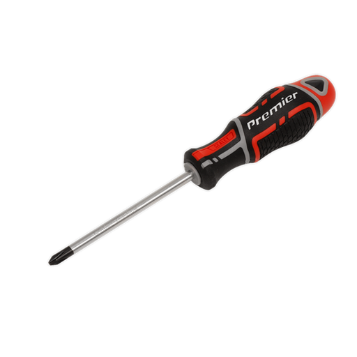 Sealey Screwdriver Pozi #2 x 100mm GriPMAXï AK4366 Sealey  - Dynamic Drive