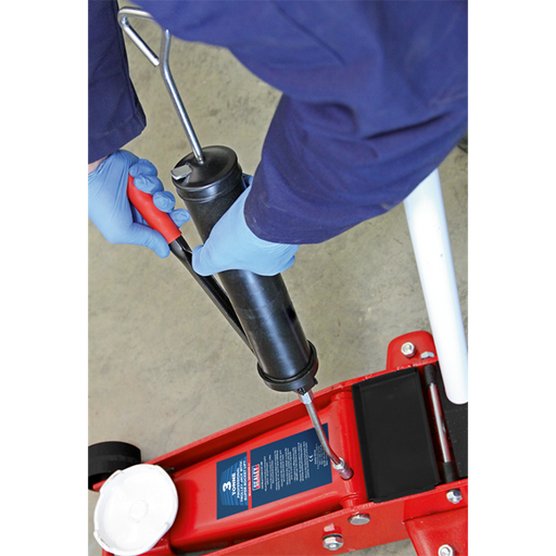 Sealey 3 Way Fill Side Pump Handle Lever Grease Gun Lubricating Greasing Sealey  - Dynamic Drive