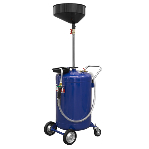 Mobile Oil Drainer 110L Air Discharger Sealey  - Dynamic Drive