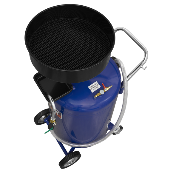 Mobile Oil Drainer 110L Air Discharger Sealey  - Dynamic Drive