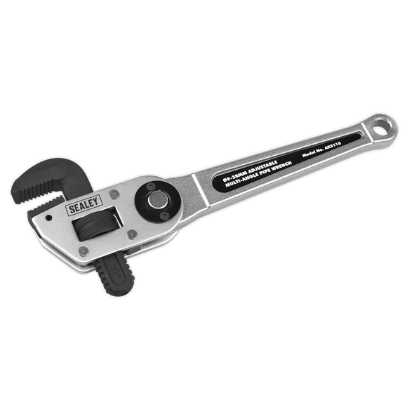 Sealey Adjustable Multi-Angle Pipe Wrench9-38mm AK5115