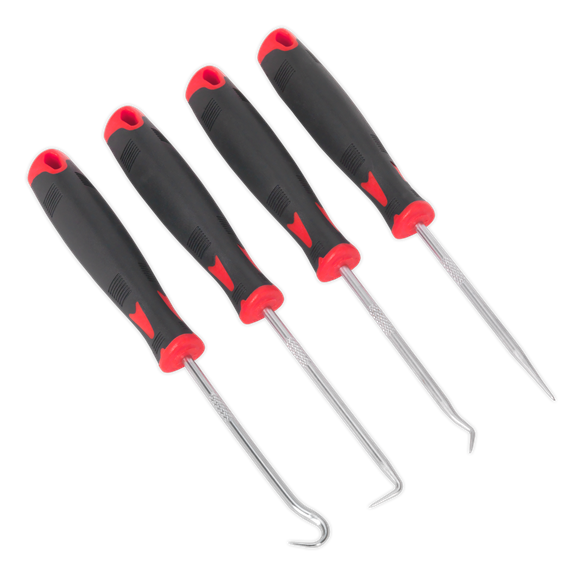 Sealey Miniature Hook & Pick Set 4pc AK5214 Sealey  - Dynamic Drive