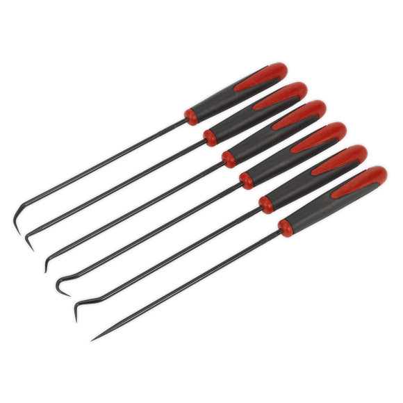 Sealey Pick & Hook Set 6pc Extra-Long AK5215 Sealey  - Dynamic Drive