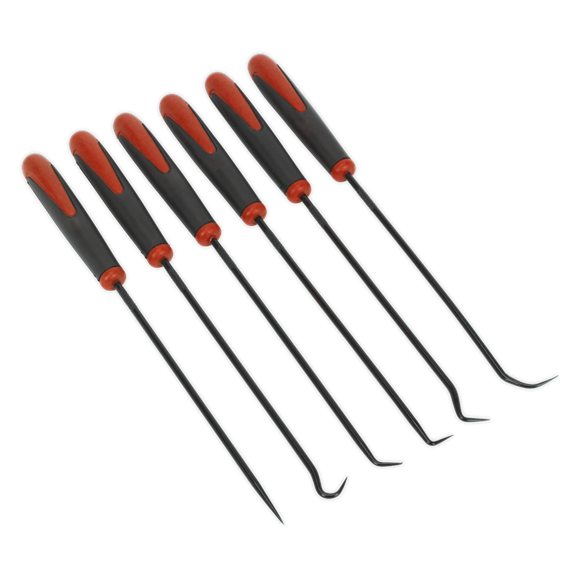 Sealey Pick & Hook Set 6pc Extra-Long AK5215 Sealey  - Dynamic Drive