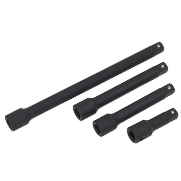 Sealey Impact Extension Bar Set 4pc 1/2"Sq Drive AK5513 Sealey  - Dynamic Drive