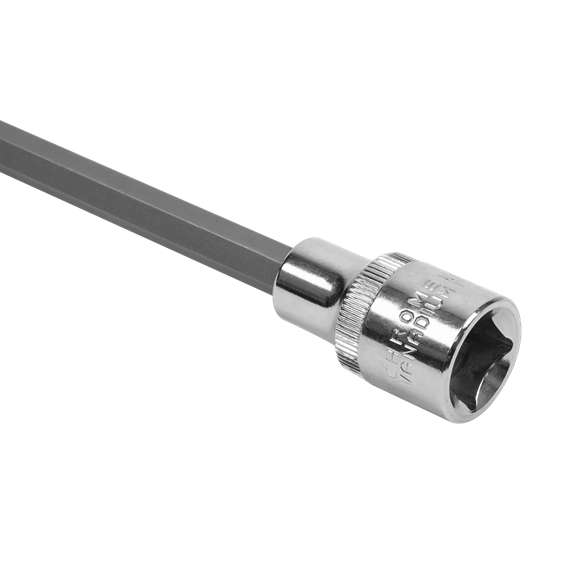 Sealey Spline Socket Bit Extra-Long M8 x 800mm 1/2"Sq Drive AK5535