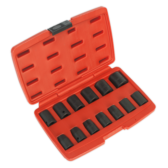 Sealey Impact Socket Set 13pc 1/2"Sq Drive Metric AK5613M