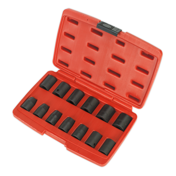 Sealey Impact Socket Set 13pc 1/2"Sq Drive Metric AK5613M