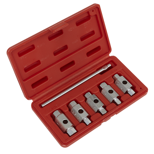 Sealey Drain Key Set 6pc Double End AK659 Sealey  - Dynamic Drive