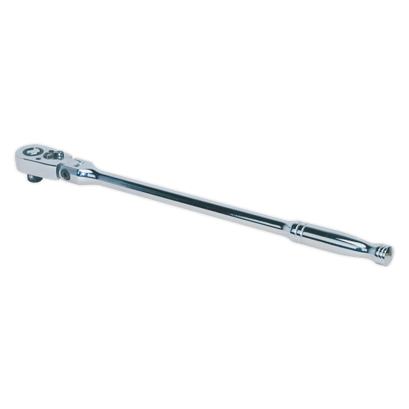 Sealey Ratchet Wrench Flexi-Head 445mm 1/2"Sq Drive Pear-Head Flip Reverse