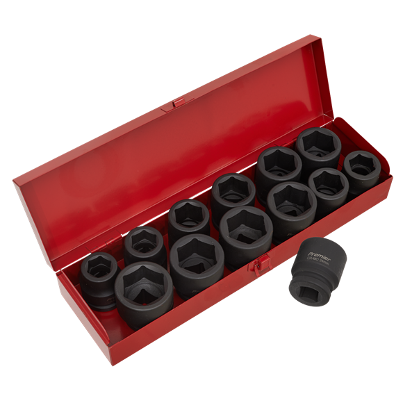 Sealey Impact Socket Set 13pc 3/4"Sq Drive Metric/Imperial AK686 Sealey  - Dynamic Drive