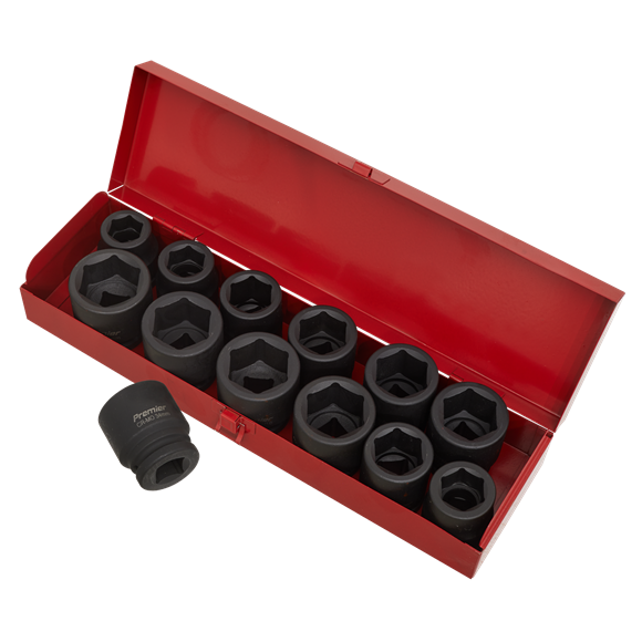 Sealey Impact Socket Set 13pc 3/4"Sq Drive Metric/Imperial AK686 Sealey  - Dynamic Drive