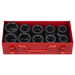 Impact Socket Set 10Pc 1Inchsq Drive Metric/Imperial Sealey  - Dynamic Drive