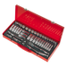 Sealey Socket Set 45pc 3/8"Sq Drive 6pt WallDrive Metric/Imperial AK692 Sealey  - Dynamic Drive