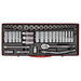 Sealey Socket Set 45pc 3/8"Sq Drive 6pt WallDrive Metric/Imperial AK692 Sealey  - Dynamic Drive