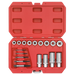 Sealey Bolt Stud & Screw Extractor Set 18pc AK751 Sealey  - Dynamic Drive