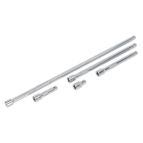 Sealey Wobble Extension Bar Set 5pc 3/8"Sq Drive AK767 Sealey  - Dynamic Drive