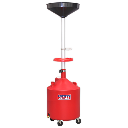 Sealey Mobile Oil Drainer 80L Gravity Discharge AK80D Sealey  - Dynamic Drive