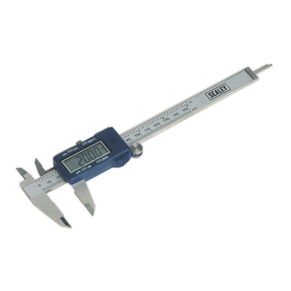 Sealey Digital Vernier Caliper 0-150mm(0-6") AK962EV Sealey  - Dynamic Drive