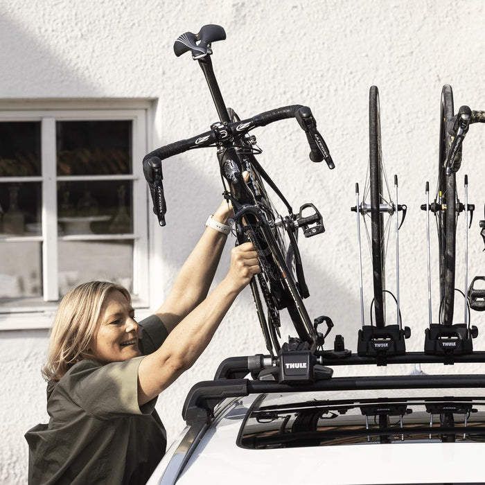 Thule Front Wheel Holder front wheel holder roof bike rack aluminium Roof bike rack Thule  - Dynamic Drive