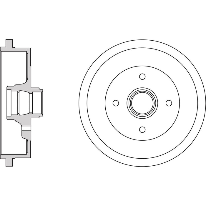 Apec Brake Drum Rear Fits Seat Arosa Cordoba Ibiza Toledo Skoda Cube Van Favorit