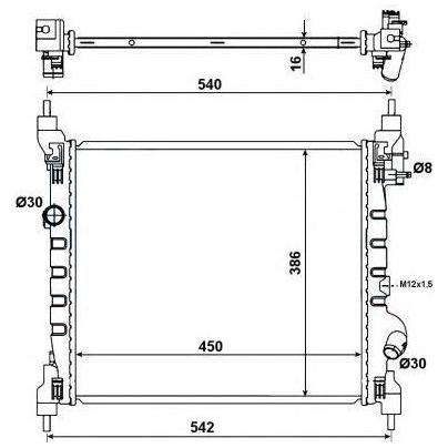 NRF Radiator 53195