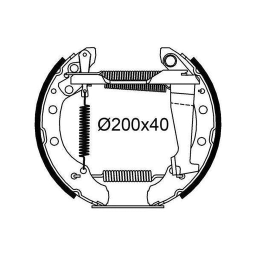 Valeo Drum Brake Fast Fit Kit 554949 Automotive Part fits Skoda Valeo  - Dynamic Drive