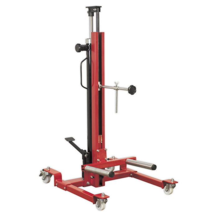 Sealey Wheel Removal/Lifter Trolley 80kg Quick Lift WD80 Sealey  - Dynamic Drive