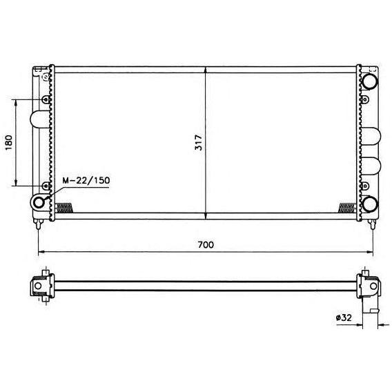 NRF Radiator 509506