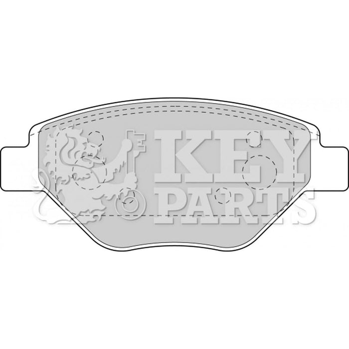 Genuine Key Parts KBP1851 Front Brake Pads (Bosch)