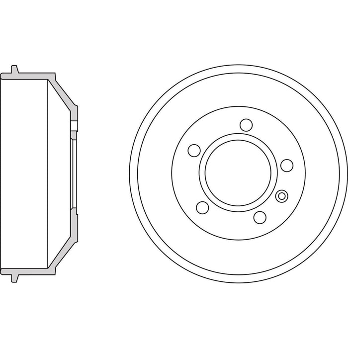 Apec Brake Drum Rear Fits Ldv Maxus V80 Apec  - Dynamic Drive